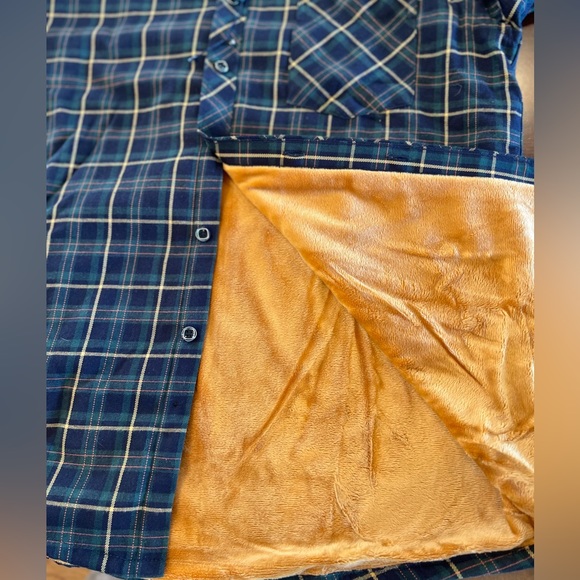 Paul Jones Yaonai PaulJones Men’s XS plaid plush lined button down shirt jacket - Picture 2 of 14